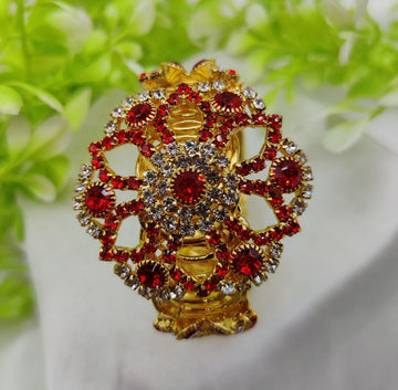 Imported Golden Lace Crystal Bracelet