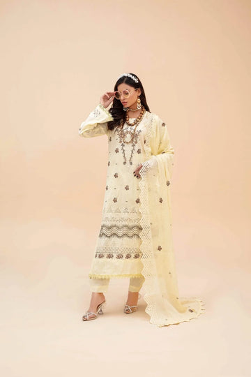 Luxury Embroidered Lawn 3 Piece