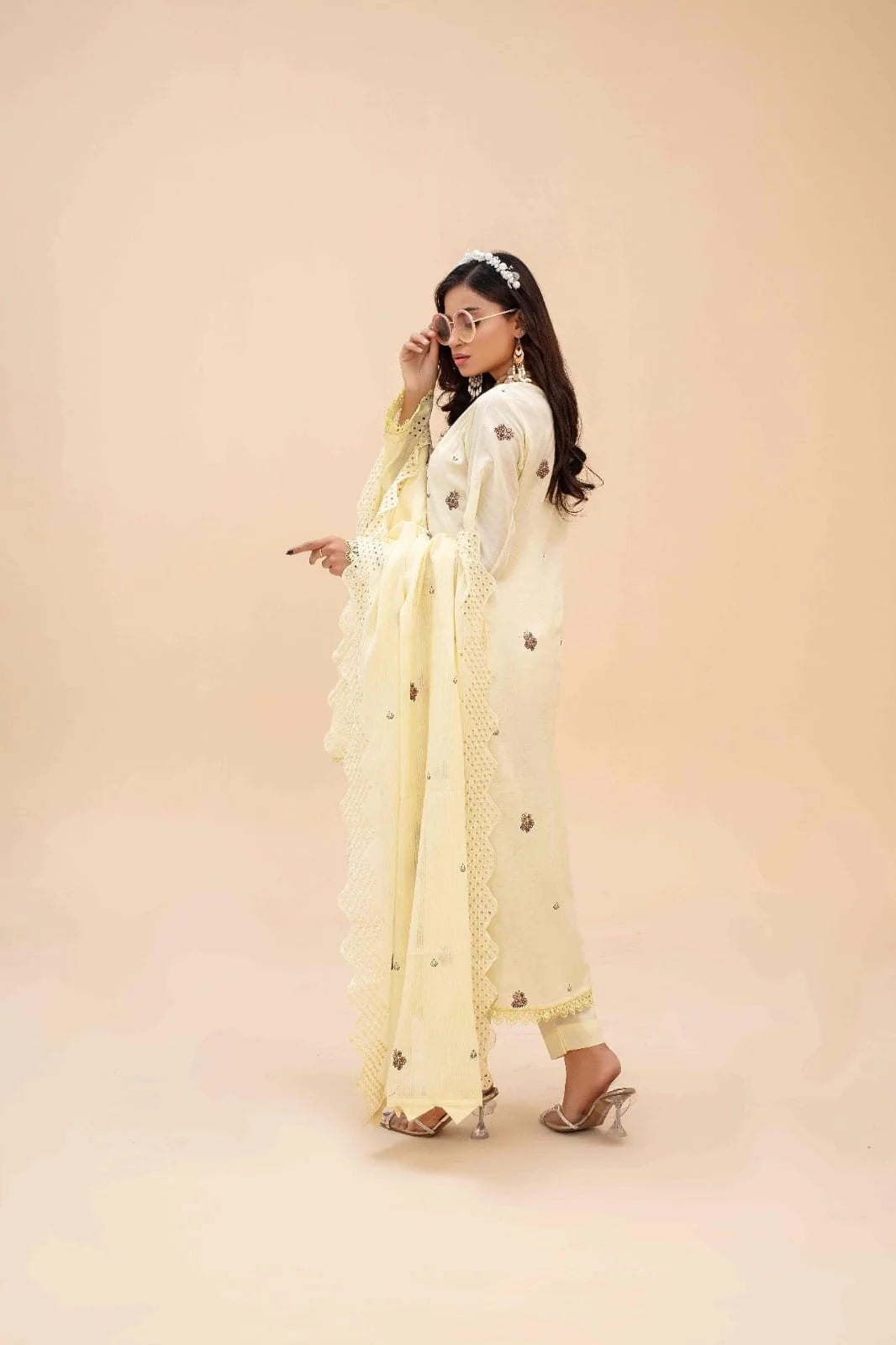 Luxury Embroidered Lawn 3 Piece