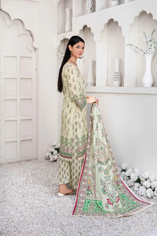 Gull-e-Rana Printed Premium Lawn 3 Piece