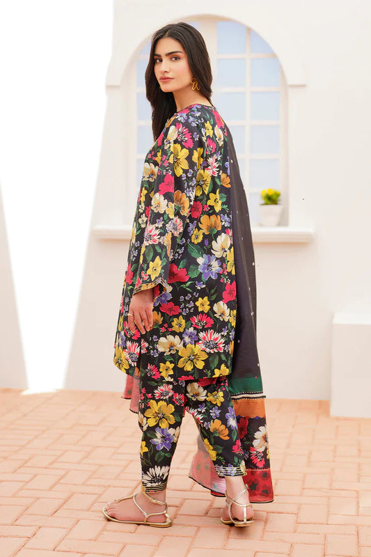 3 Piece Suit Unstitched Printed Lawn