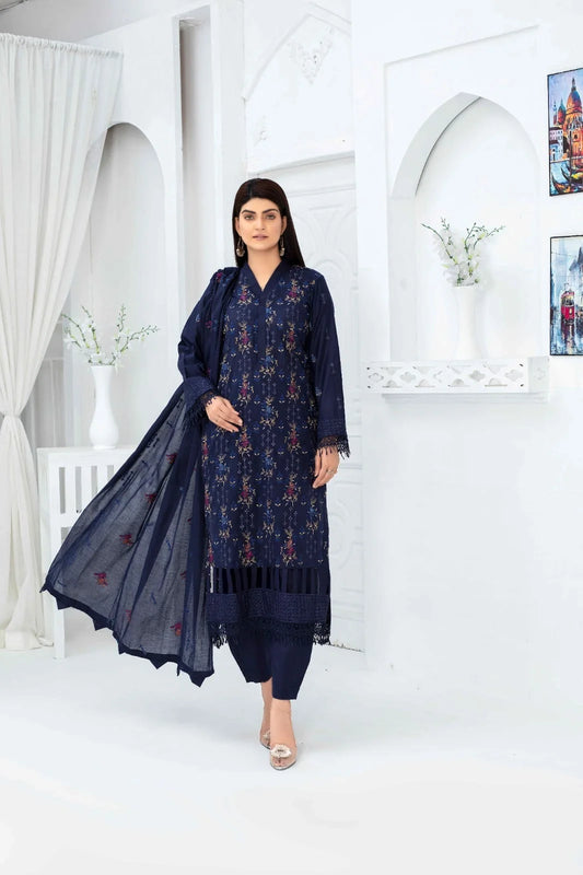 Bareeze Luxury Embroidered Lawn 3 Piece