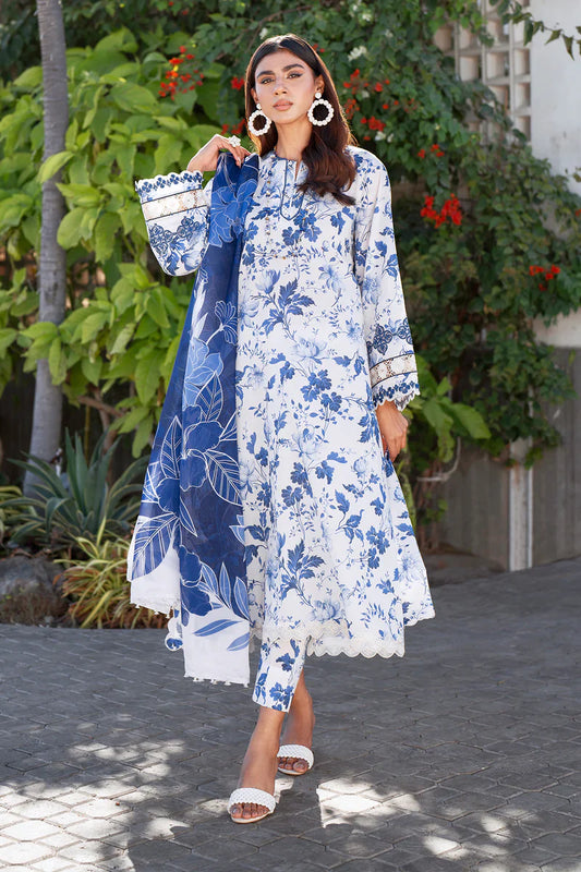 3 Piece Suit Unstitched Printed Lawn