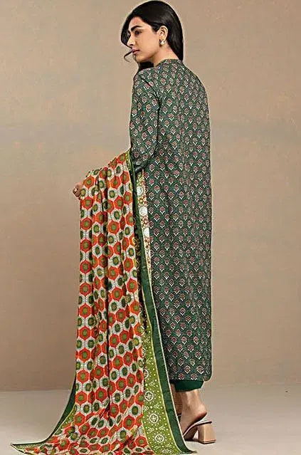 3 Piece Unstitched Printed Lawn Suit