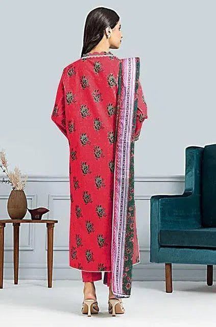 3 Piece Unstitched Printed Lawn Suit